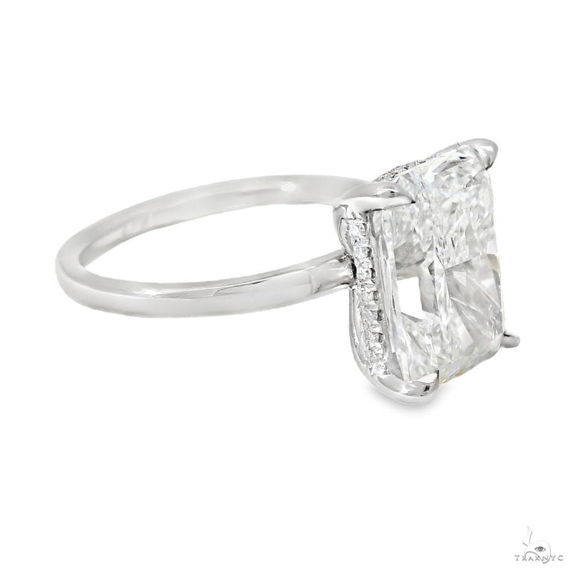 Solitaire Radiant Diamond Engagement Ring (L) 70117 - Image 3