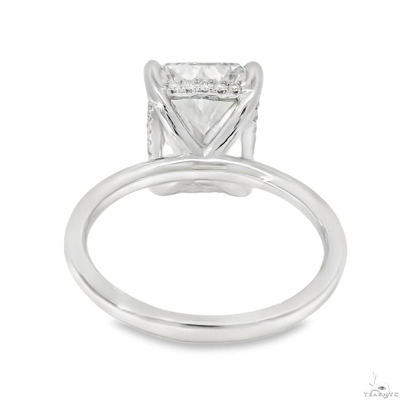 Solitaire Radiant Diamond Engagement Ring (L) 70117 - Image 6
