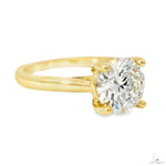 Solitaire Round Brilliant Diamond Engagement Ring 70118 - Image 10