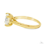 Solitaire Round Brilliant Diamond Engagement Ring 70118 - Image 12