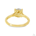 Solitaire Round Brilliant Diamond Engagement Ring 70118 - Image 13
