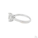 Solitaire Round Brilliant Diamond Engagement Ring 70118 - Image 3
