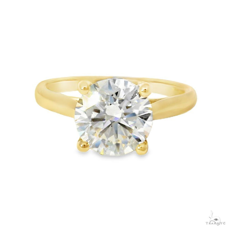 Solitaire Round Brilliant Diamond Engagement Ring 70118 - Image 8
