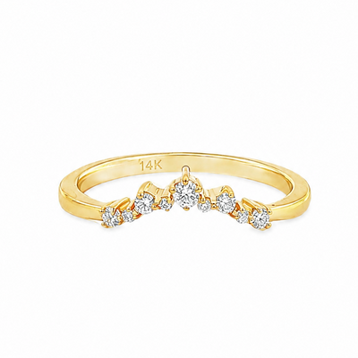 Solstice Curved Wedding Band 71365