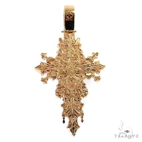 Sovereign's Halo Opal Cross pendant 69449 | TraxNYC