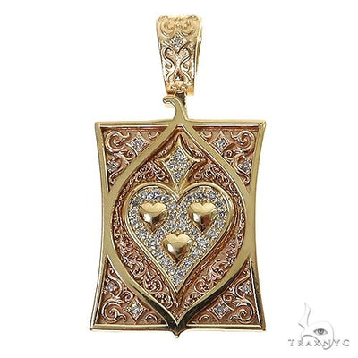 Spade Card Diamond Pendant 68699 - Image 1