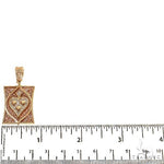 Spade Card Diamond Pendant 68699 - Image 5