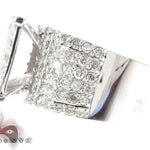 14K White Gold Sparkling Iced Diamond Ring 25769 - Image 5