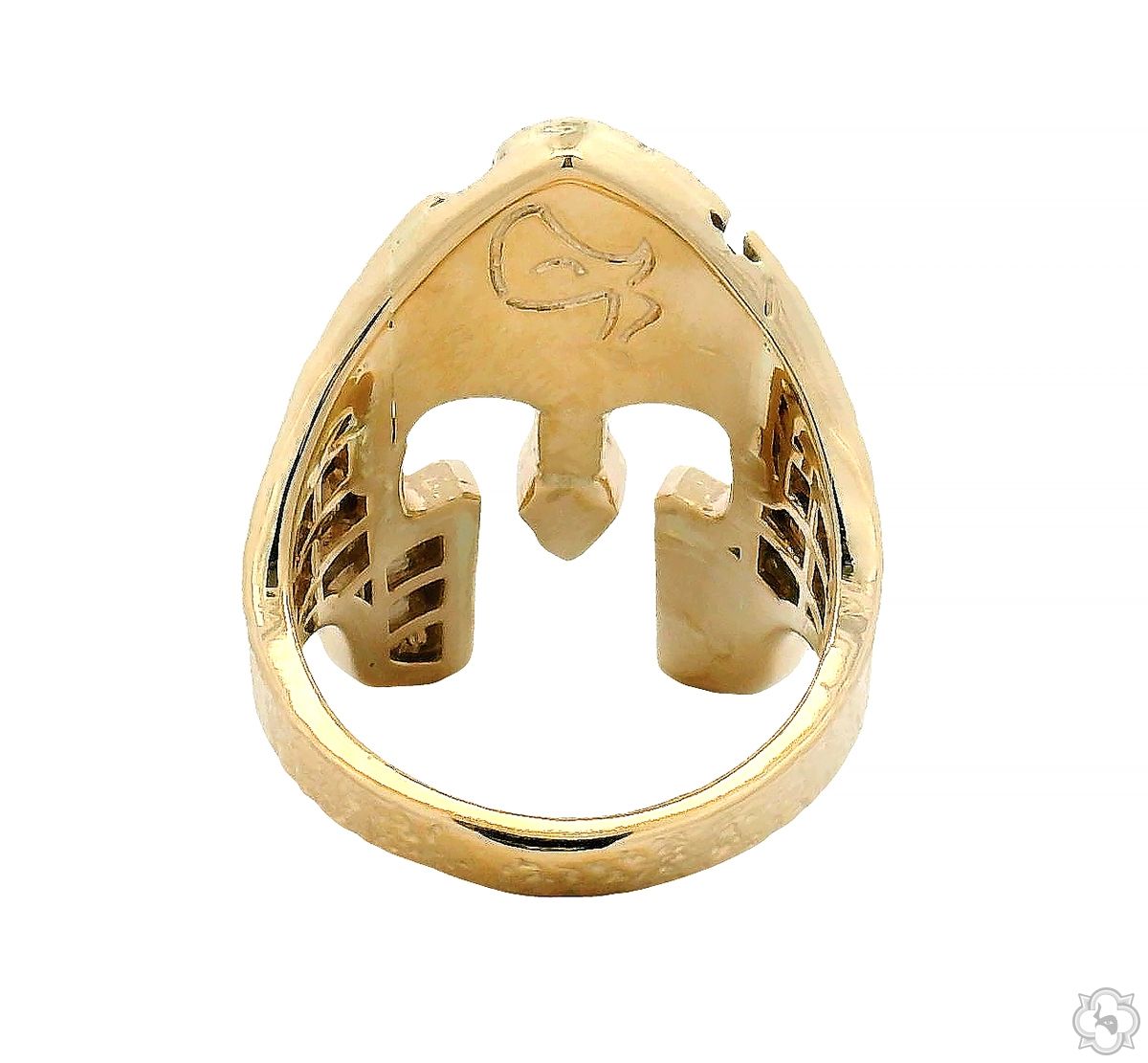 Spartan Mask Diamond Ring 49760 | TraxNYC