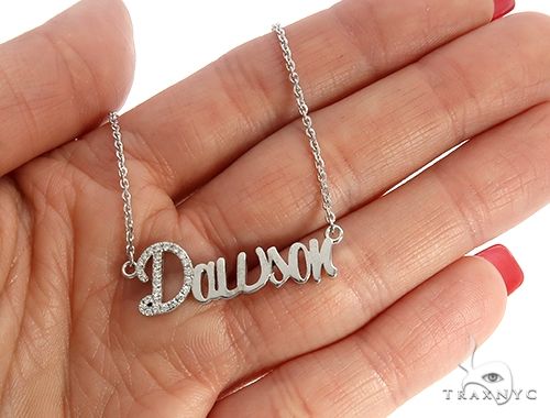 Special Custom Name Pendant Dawson 14K Gold with 16 inch chain 65235 - Image 5