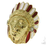 Special Bezel Diamond Indian Ring 45295 - Image 4