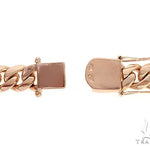 Special Custom Heavy Solid Rose Gold Miami Cuban Link Chain 28 Inches 12mm 65358 - Image 6