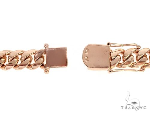 Special Custom Heavy Solid Rose Gold Miami Cuban Link Chain 28 Inches 12mm 65358 - Image 6