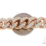 Special Custom Heavy Solid Rose Gold Miami Cuban Link Chain 28 Inches 12mm 65358 - Image 7