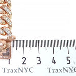 Special Custom Heavy Solid Rose Gold Miami Cuban Link Chain 65256 - Image 8