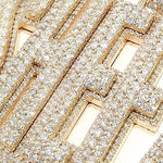 Special Custom Yellow Gold  Name Pendant Sheezy with Drip-Prong Set 65254 - Image 5