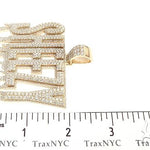 Special Custom Yellow Gold  Name Pendant Sheezy with Drip-Prong Set 65254 - Image 9
