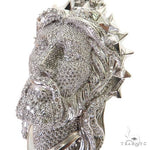 Spikes Crown Jesus Head Diamond Pendant 69404 - Image 3
