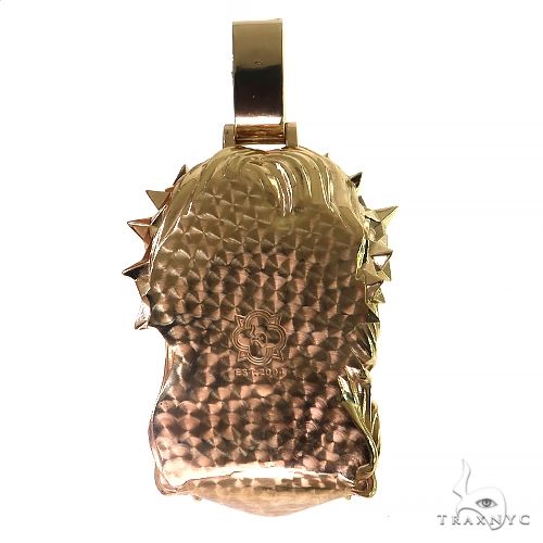 Spikes Crown Jesus Head Pendant Large 69148 - Image 4