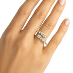 Spiral Graduated Diamond Ring 70733 - Image 4