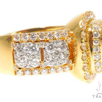 Square Cluster Diamond Ring 64196 - Image 5