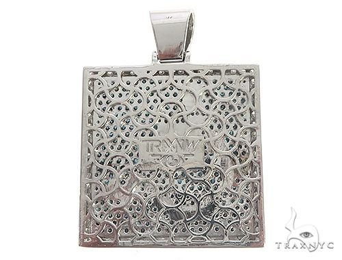Square Handicap Diamond Pendant 65495 - Image 3