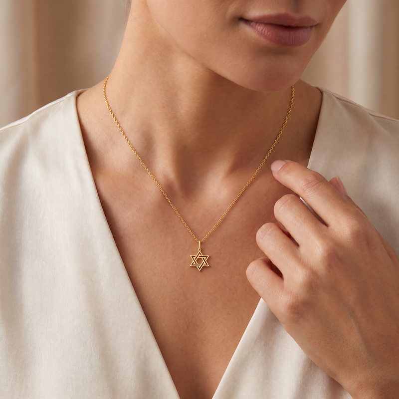 Star of David Necklace, view 9