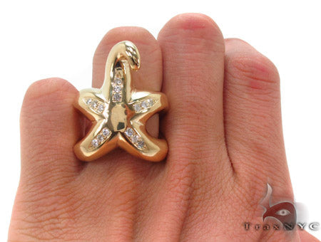 Custom Starfish Ring 33178 - Image 8