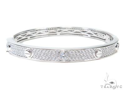 Sterling Silver Bangle Bracelet 41122 - Image 1