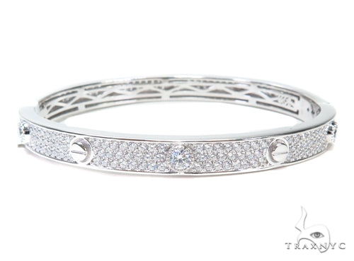 Sterling Silver Bangle Bracelet 41122 - Image 1