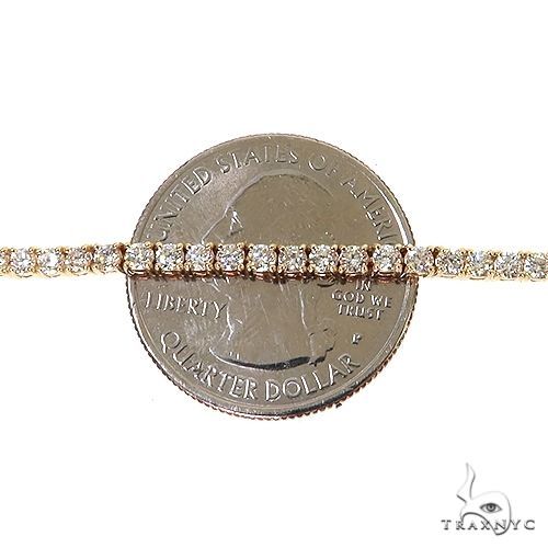 14K Solid Gold Stunner Lab-Grown Diamond Chain 18 Inches 3.3 mm, photo 2 of 7