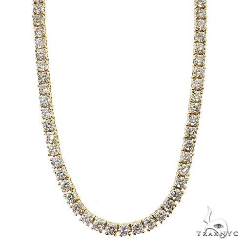 14K Solid Gold Stunner Lab-Grown Diamond Chain 18 Inches 3.3 mm, photo 3 of 7