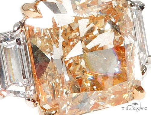 Sunrise Beam Diamond Engagement Ring 64463 - Image 4