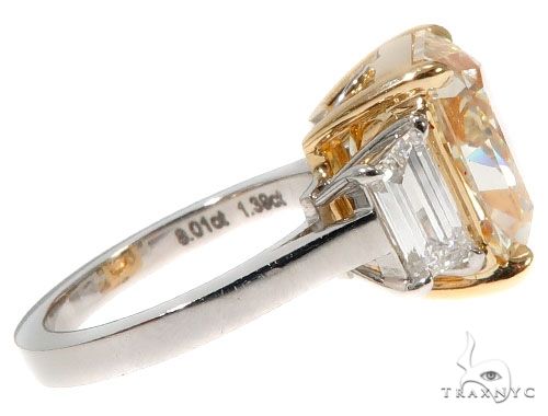 Sunrise Beam Diamond Engagement Ring 64463 - Image 5