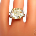 Sunrise Beam Diamond Engagement Ring 64463 - Image 9