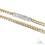 Super Emerald 2 Tone Miami Cuban Link Bracelet 67240 - Image 1