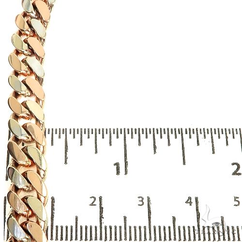 Super Emerald 2 Tone Miami Cuban Link Bracelet 67240 - Image 7