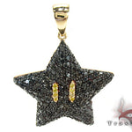 Super Mario Bros Star Black Color Diamond Pendant 26902 - Image 2