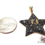 Super Mario Bros Star Black Color Diamond Pendant 26902 - Image 7