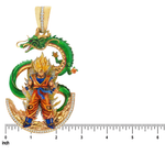 Super Saiyan Goku and And Dragon Shenron Pendant 71720