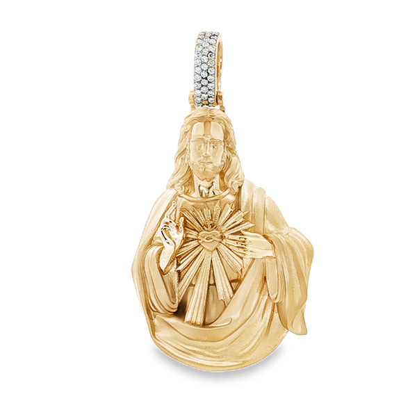 Sacred Heart Jesus Pendant 71087 | TraxNYC