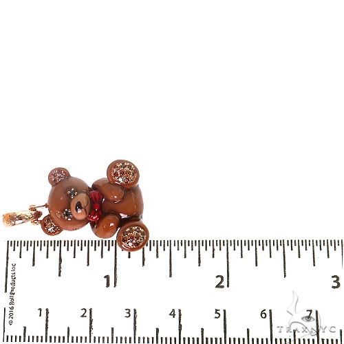 Enamel Trax Teddy Bear Diamond Pendant 68669 - Image 6