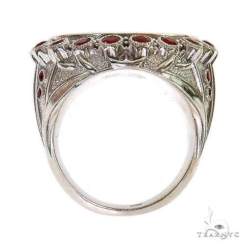 The Last Supper Crimson Ember Sapphire Ring 69584 - Image 5