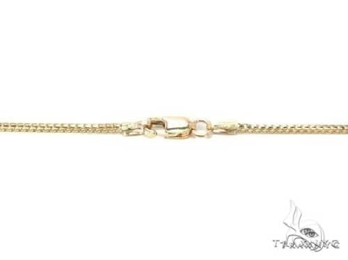 Thin Solid Franco Chain 14K Yellow Gold 24 Inches 1.5mm   67431 - Image 4
