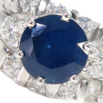 Three Piece Sapphire Engagement Ring 44160 - Image 3