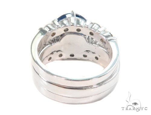 Three Piece Sapphire Engagement Ring 44160 - Image 6