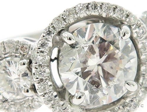Three Stone Diamond Eangagement Ring 44990 - Image 3