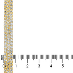 Three Row Upside Down Lab Diamond Tennis Bracelet 71610