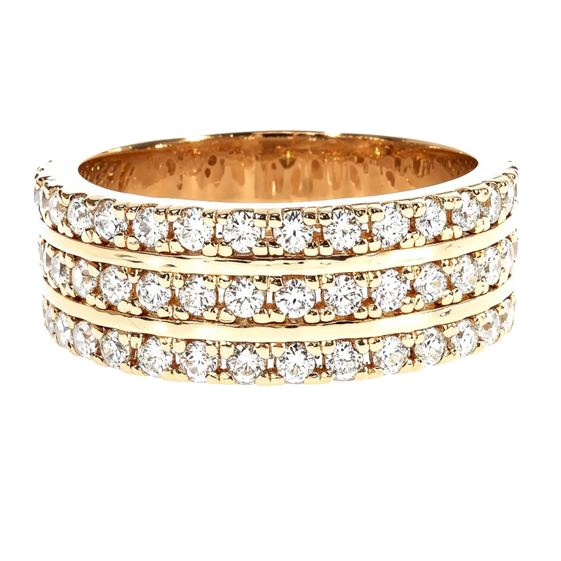Three Row Wedding Band 66813