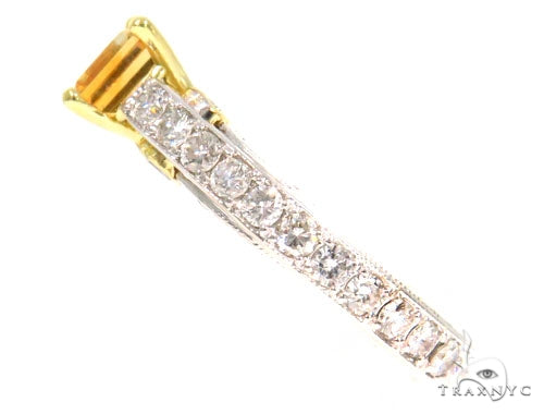 Diamond Citrine Gemstone Ring 44514 - Image 5
